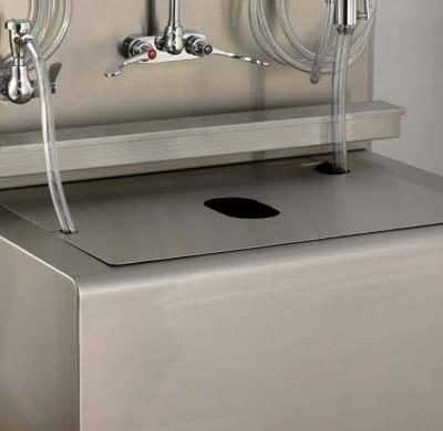 Large Fitted Sink Cover for Aerosols Containment