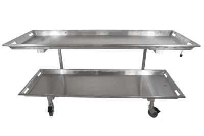 Cadaver Carrier with Two Body Trays