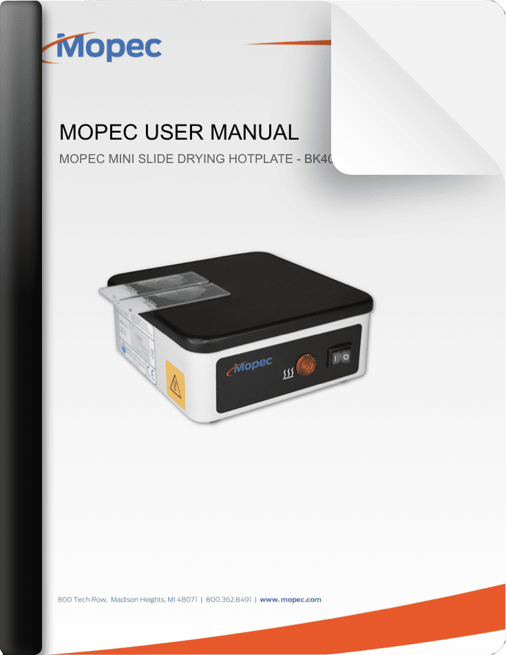 Mini Slide Drying Hotplate Manual