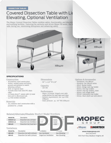 HB1400 Series Spec Sheet