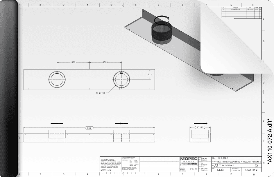 AX110-072 Drawing