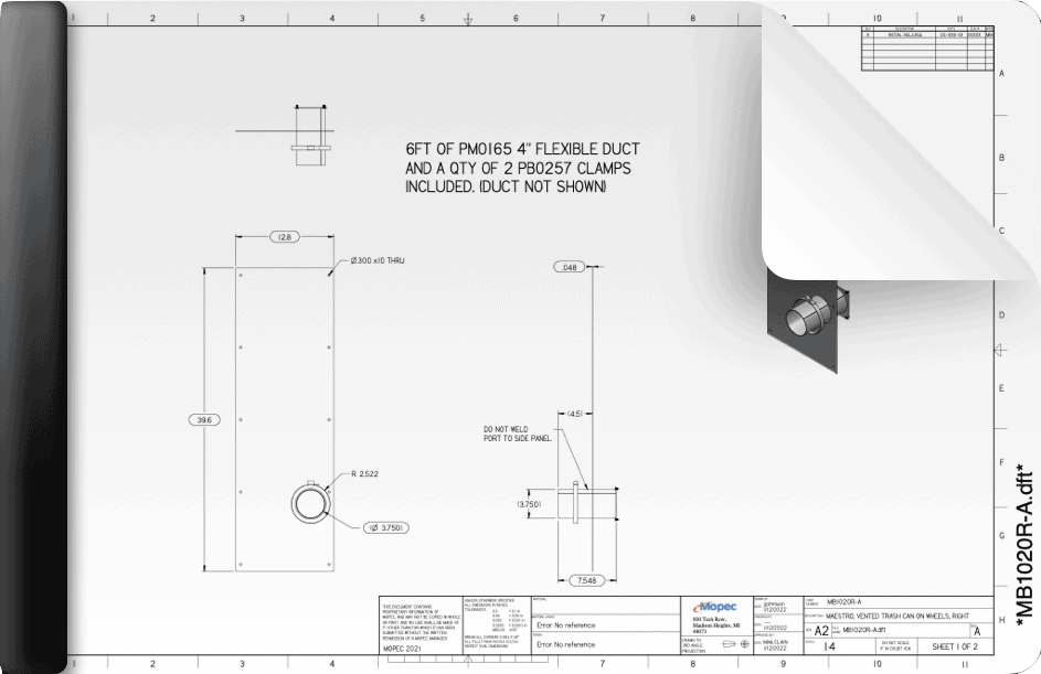 MB1020 Drawing